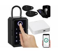 XCase Boîte à clés connectée SAF-150.app avec lecteur d’empreinte et passerelle wifi
