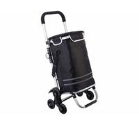 XCase Chariot de course monte-escalier pliable avec sac isotherme 46 L amovible