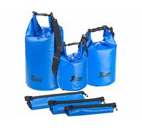 XCase Lot de 3 sacs polochons étanches - 5/10/20 litres - bleu