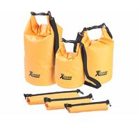 XCase Lot de 3 sacs polochons étanches - 5/10/20 litres - orange