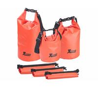 XCase Lot de 3 sacs polochons étanches - 5/10/20 litres - rouge