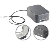 XCase Mini coffre-fort voyage & voiture avec câble de sûreté - 0,7 L