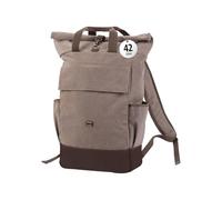 Xcase Sac pour ordinateur portable : grand sac à dos en toile à roulettes avec compartiment pour ordinateur portable, fermeture éclair, 42 l (sac à dos roulant, sac à dos, sac à bandoulière)