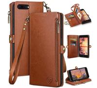 XcaseBar pour iPhone 7Plus / 8 plus 5,5 """" Botier de portefeuille avec support de carte de crdit fermeture clair? Blocage RFID? Flip Folio