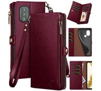 Xcasebar pour le botier de portefeuille Moto G Power 2022 avec support de carte de crdit glissire? Blocage RFID? Flip Folio Book Pu Leather