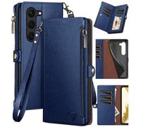 Xcasebar pour le botier de portefeuille Samsung Galaxy S23 avec fermeture clair? RFID? Support de carte de crdit flip folio livre Pu Leather T