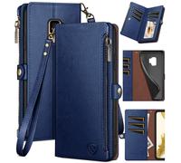 XcaseBar pour le botier de portefeuille Samsung Galaxy S9 avec porte-carte de crdit fermeture clair? Blocage RFID? Flip Folio Book Pu Leath