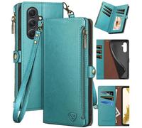 Xcasebar pour Samsung Galaxy A54 5G Portefeuille avec support de carte de cr dit fermeture clair? Blocage RFID? Flip Folio Book Pu Leather T