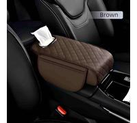Xcavjphmezo Accoudoir Voiture pour BMW M4 F83 Cabriolet 2014 2015 2016 2017 2018 2019 2020, Imperméable et Absorbant la Transpiration Accoudoir Central, Installation Facile, Accessoire Voiture,Brown