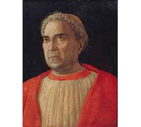 XcBAIHOUD Célèbre Art Mural Oeuvre Dimpression Cardinal Lodovico Trevisano par Andrea Mantegna Imprimer Affiche Pour la Décoration de Bureau 60x90cm