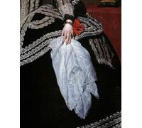 XcBAIHOUD Célèbre Art Mural Oeuvre Dimpression Détail de la main et de l'écharpe du portrait de la reine Mary Anne d'Autriche par Diego Rodriguez Imprimer Affiche Pour la Décoration de Bureau 60x90cm