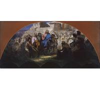 XcBAIHOUD Célèbre Art Mural Oeuvre Dimpression Essai du Christ à Jérusalem par Henryk Siemiradzki Imprimer Affiche Pour la Décoration de Bureau 60x90cm