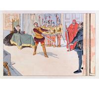 XcBAIHOUD Célèbre Art Mural Oeuvre Dimpression Illustration Du Livre Les Epées De France De Théâtre Au Imprimer Affiche Pour la Décoration de Bureau 60x90cm