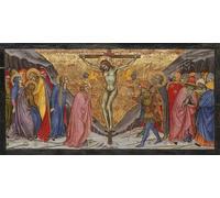 XcBAIHOUD Célèbre Art Mural Oeuvre Dimpression la Crucifixion de Taddeo Di Bartolo Imprimer Affiche Pour la Décoration de Bureau 60x90cm
