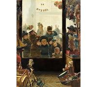 XcBAIHOUD Célèbre Art mural Oeuvre dimpression la vitrine du magasin de jouets de Timoléon Marie Lobrichon Déco d'art Murale Pour la Décoration de Bureau 60x90cm
