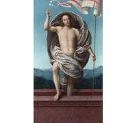 XcBAIHOUD Célèbre Art Mural Oeuvre Dimpression Le Christ ressuscité du tombeau par un artiste célèbre Imprimer Affiche Pour la Décoration de Bureau 60x90cm