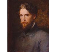 XcBAIHOUD Célèbre Art Mural Oeuvre Dimpression l'honorable John Lothrop Motley par George Frederic Watts Imprimer Affiche Pour la Décoration de Bureau 60x90cm