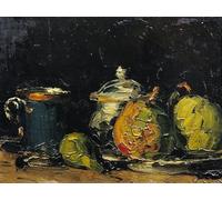 XcBAIHOUD Célèbre Art Mural Oeuvre Dimpression Nature morte de Paul Cézanne Imprimer Affiche Pour la Décoration de Bureau 60x90cm