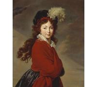 XcBAIHOUD Célèbre Art Mural Oeuvre Dimpression Portrait de la duchesse Anna Feodorovna de Russie, princesse par Elisabeth Louise Vigée Lebrun Imprimer Affiche Pour la Décoration de Bureau 60x90cm