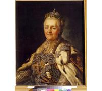 XcBAIHOUD Célèbre Art Mural Oeuvre Dimpression Portrait De L'imperatrice Catherine Ii Peinture De Alexandre Roslin par Alexander Roslin Imprimer Affiche Pour la Décoration de Bureau 60x90cm