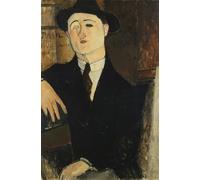 XcBAIHOUD Célèbre Art Mural Oeuvre Dimpression Portrait de Paul Guillaume par Amedeo Modigliani Imprimer Affiche Pour la Décoration de Bureau 60x90cm