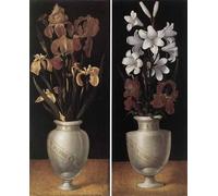 XcBAIHOUD Célèbre Art Mural Oeuvre Dimpression Vases de fleurs de Ludger Tom Ring the Younger Imprimer Affiche Pour la Décoration de Bureau 60x90cm