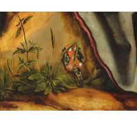 XcBAIHOUD Célèbre Art Mural Oeuvre Dimpression Visite de Saint Antoine à Saint Paul l'Ermite par Matthias Grünewald Imprimer Affiche Pour la Décoration de Bureau 60x90cm
