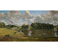 XcBAIHOUD Célèbre Art Mural Oeuvre Dimpression Wivenhoe Park Essex par John Constable Imprimer Affiche Pour la Décoration de Bureau 60x90cm