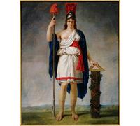 XcBAIHOUD Célèbre Image Sur Toile Wall Art Peintures Allegory of the Republic by Antoine Jean Gros Affiche Artistique Pour la Décoration de Bureau 60x90cm