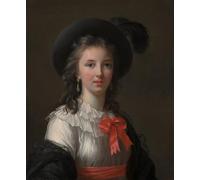 XcBAIHOUD Célèbre Image Sur Toile Wall Art Peintures Autoportrait par Elisabeth Louise Vigée Lebrun Affiche Artistique Pour la Décoration de Bureau 60x90cm