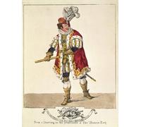 XcBAIHOUD Célèbre Image Sur Toile Wall Art Peintures George Frederick Cooke comme Richard Iii par Robert Dighton Affiche Artistique Pour la Décoration de Bureau 60x90cm