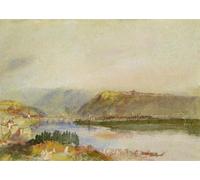 XcBAIHOUD Célèbre Image Sur Toile Wall Art Peintures Givet du Nord par Mallord William Turner Affiche Artistique Pour la Décoration de Bureau 60x90cm