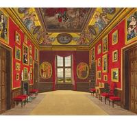 XcBAIHOUD Célèbre Image Sur Toile Wall Art Peintures le King's Closet Windsor Castle par Charles Wild Affiche Artistique Pour la Décoration de Bureau 60x90cm