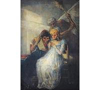 XcBAIHOUD Célèbre Image Sur Toile Wall Art Peintures Le temps des vieilles femmes de Francisco De Goya Affiche Artistique Pour la Décoration de Bureau 60x90cm