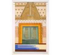 XcBAIHOUD Célèbre Image Sur Toile Wall Art Peintures le Troie une illustration de L'odyssée de François Louis Schmied Affiche Artistique Pour la Décoration de Bureau 60x90cm