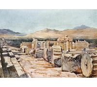 XcBAIHOUD Célèbre Image Sur Toile Wall Art Peintures les propylées du bord nord de la plate-forme du Parthénon par Fulleylove Affiche Artistique Pour la Décoration de Bureau 60x90cm