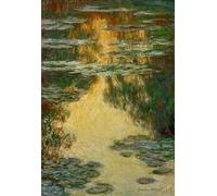 XcBAIHOUD Célèbre Image Sur Toile Wall Art Peintures Nymphéas de Claude Monet Affiche Artistique Pour la Décoration de Bureau 60x90cm