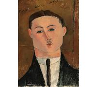 XcBAIHOUD Célèbre Image Sur Toile Wall Art Peintures Paul Guillaume par Amedeo Modigliani Affiche Artistique Pour la Décoration de Bureau 60x90cm