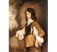 XcBAIHOUD Célèbre Image Sur Toile Wall Art Peintures Portrait d'Henry Stuart de Gloucester quand un garçon Adriaen Hanneman Affiche Artistique Pour la Décoration de Bureau 60x90cm