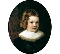 XcBAIHOUD Célèbre Image Sur Toile Wall Art Peintures Walter, le fils de l'artiste de William Powell Frith Affiche Artistique Pour la Décoration de Bureau 60x90cm