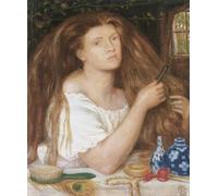 XcBAIHOUD Célèbre œuvre d'art moderne classique sur toile de Dante Gabriel Charles Rossetti Peintures imprimées pour décoration d'intérieur 60 x 90 cm