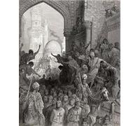 XcBAIHOUD De Célèbres Tableaux Imprimer Affiche Graffiti Paintings Arrivée au Caire des prisonniers de Gustave Doré Toile Avec Image Pour Décoration Murale 60x90cm