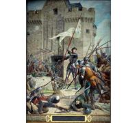 XcBAIHOUD De Célèbres Tableaux Imprimer Affiche Graffiti Paintings Cent ans de Jules Eugène Lenepveu Toile Avec Image Pour Décoration Murale 60x90cm