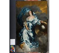 XcBAIHOUD De Célèbres Tableaux Imprimer Affiche Graffiti Paintings De Ruvigny Comtesse de Southampton Comme fortune par Anthony Van Dyck Toile Avec Image Pour Décoration Murale 60x90cm