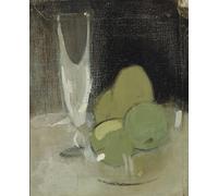 XcBAIHOUD De Célèbres Tableaux Imprimer Affiche Graffiti Paintings Fruits verts et verre par Helene Schjerfbeck Toile Avec Image Pour Décoration Murale 60x90cm