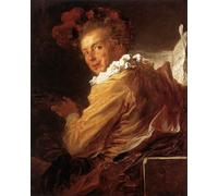 XcBAIHOUD De Célèbres Tableaux Imprimer Affiche Graffiti Paintings Homme jouant d'un instrument par Jean honore Toile Avec Image Pour Décoration Murale 60x90cm