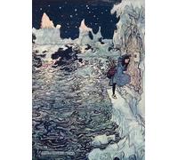 XcBAIHOUD De Célèbres Tableaux Imprimer Affiche Graffiti Paintings la bonne petite sœur a coupé son propre petit doigt l'a inséré dans la serrure par Arthur Rackham Pour Décoration Murale 60x90cm