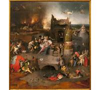 XcBAIHOUD De Célèbres Tableaux Imprimer Affiche Graffiti Paintings La mort et l'avare par Hieronymus Boske Toile Avec Image Pour Décoration Murale 60x90cm
