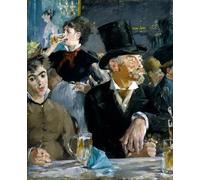XcBAIHOUD De Célèbres Tableaux Imprimer Affiche Graffiti Paintings le Café-concert d'Edouard Manet Toile Avec Image Pour Décoration Murale 60x90cm