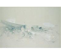 XcBAIHOUD De Célèbres Tableaux Imprimer Affiche Graffiti Paintings Le Désert du Mont Sinaï de John Frederick Lewis Toile Avec Image Pour Décoration Murale 60x90cm